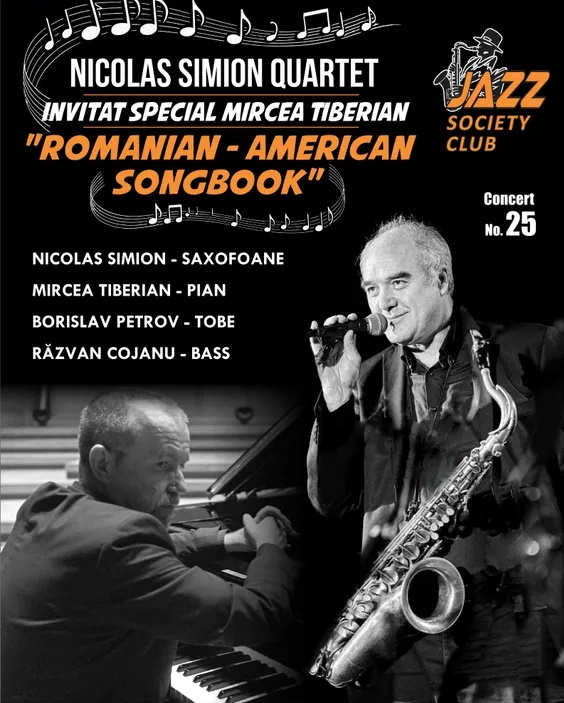 Nicolas Simion Quartet şi Mircea Tiberian, la Galaţi