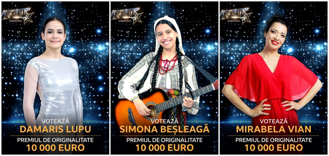 Cine sunt ultimii finalişti la „Românii au talent”. Cum puteţi vota o gălăţeancă pentru Premiul de originalitate