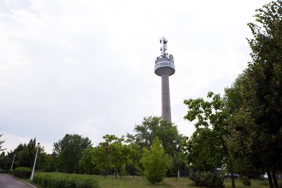 FOTO/ Turnul TV gălăţean, unic în România - un adevărat SIMBOL al oraşului