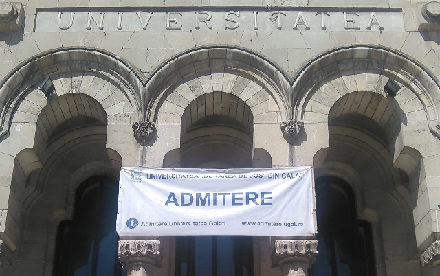 ADMITEREA LA UNIVERSITATE, etapa a doua: 270 de LOCURI BUGETATE la "Dunărea de Jos"