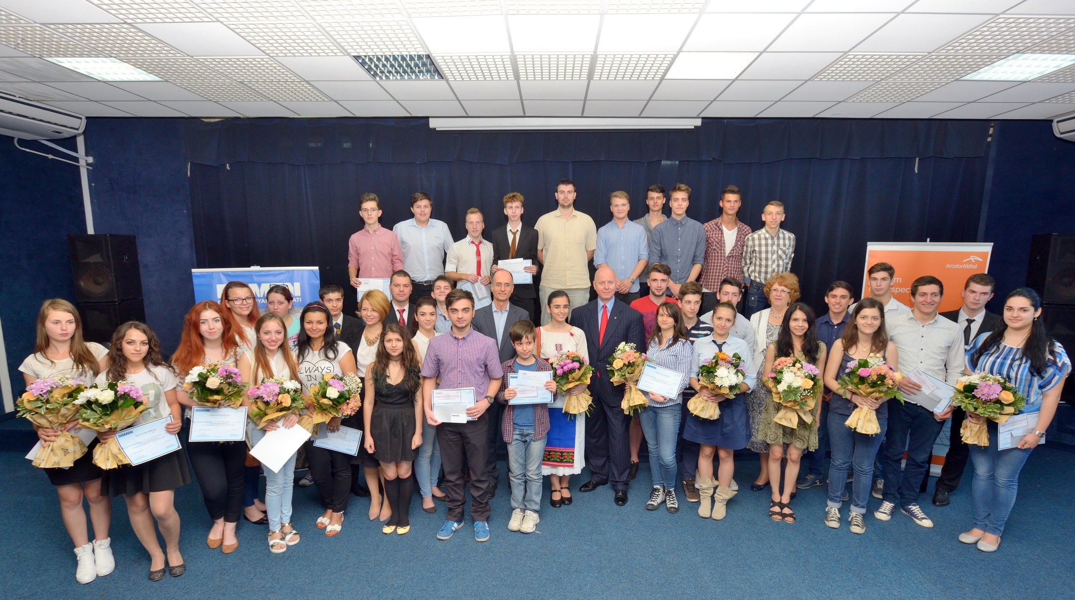 PREMII subtanţiale pentru OLIMPICII gălăţeni. VEZI lista premianţilor şi a sumelor primite drept recompensă de la ArcelorMittal şi Damen