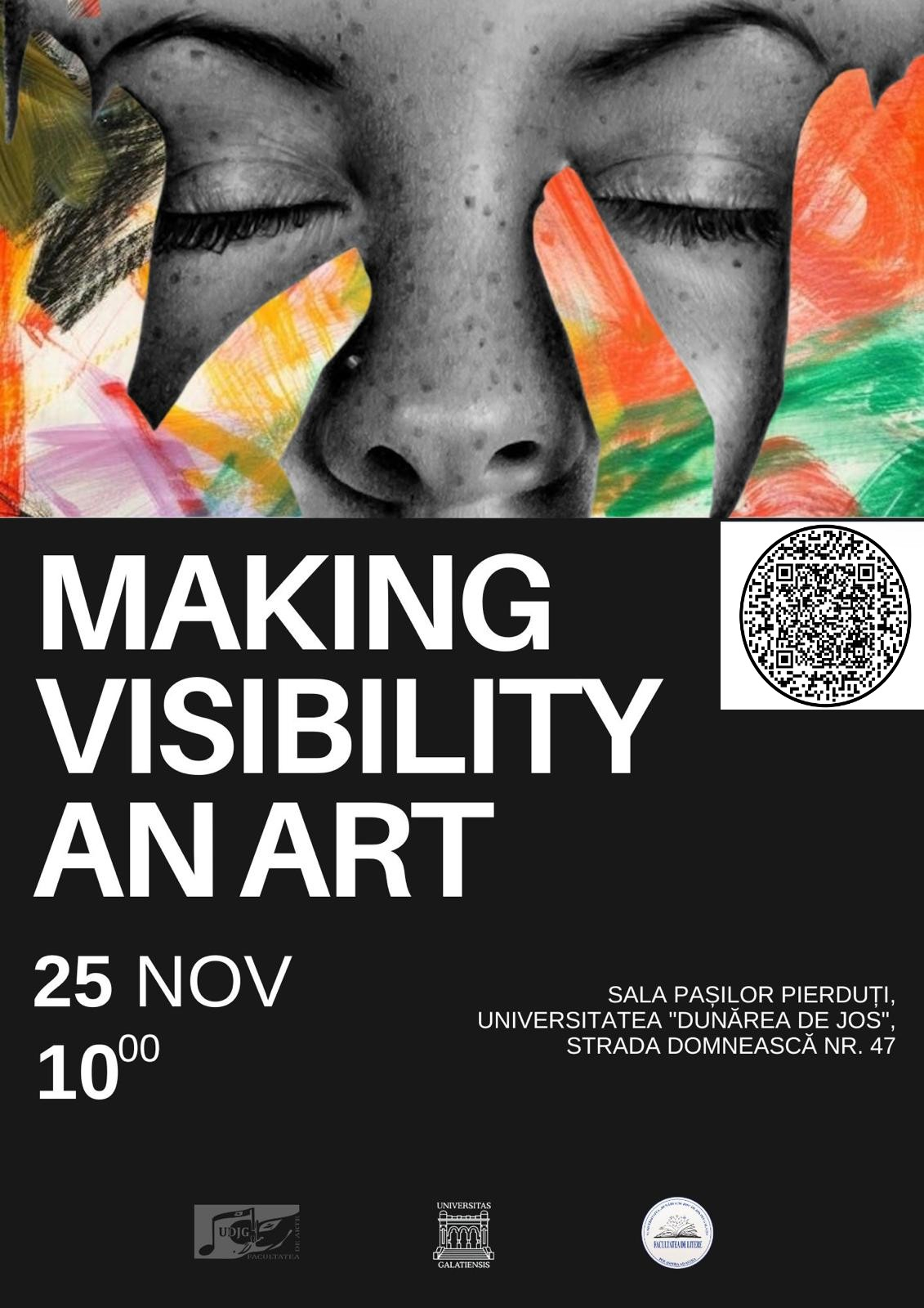 „Making Visibility an Art”, eveniment internațional la Galați, dedicat studenților la Arte