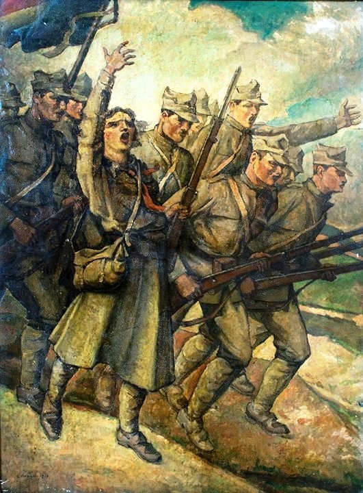 CENTENARUL MARII UNIRI. Pictori și sculptori, în Primul Război Mondial