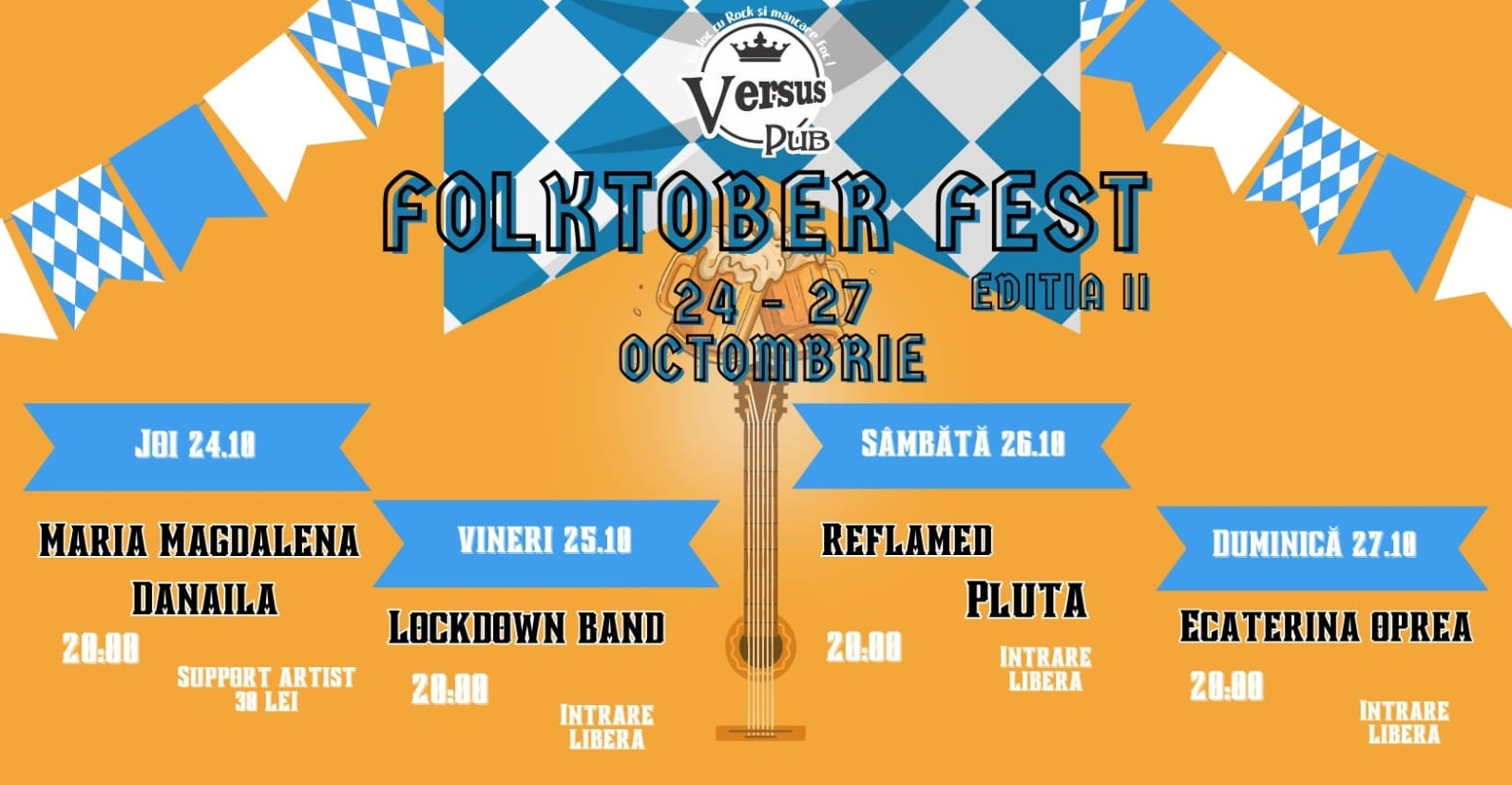 Patru zile de muzică folk, la Versus