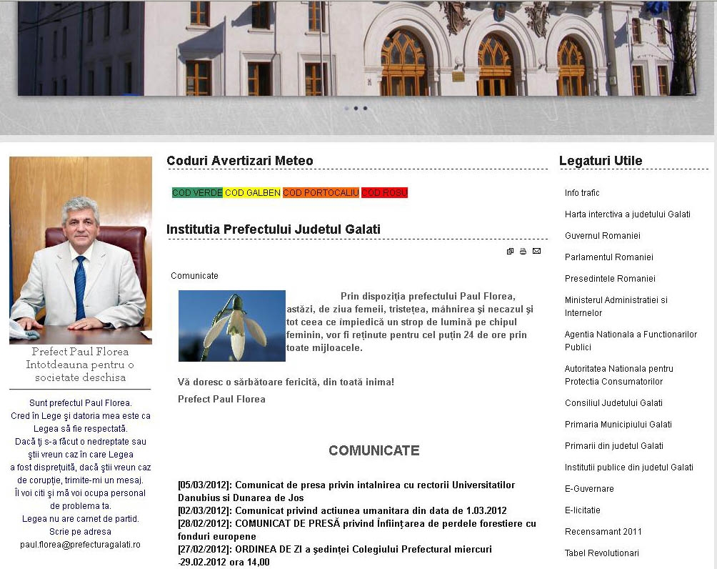 Ce are a face urarea Google cu... Prefectura?