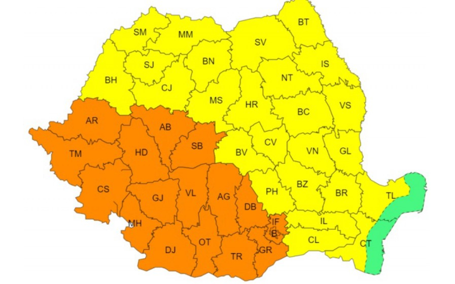 Val de caniculă! Județul Galați se sufocă sub o cupolă de foc