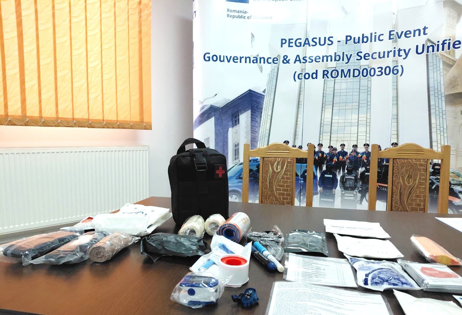 Kituri medicale tactice de prim-ajutor, obținute de Jandarmeria Galați