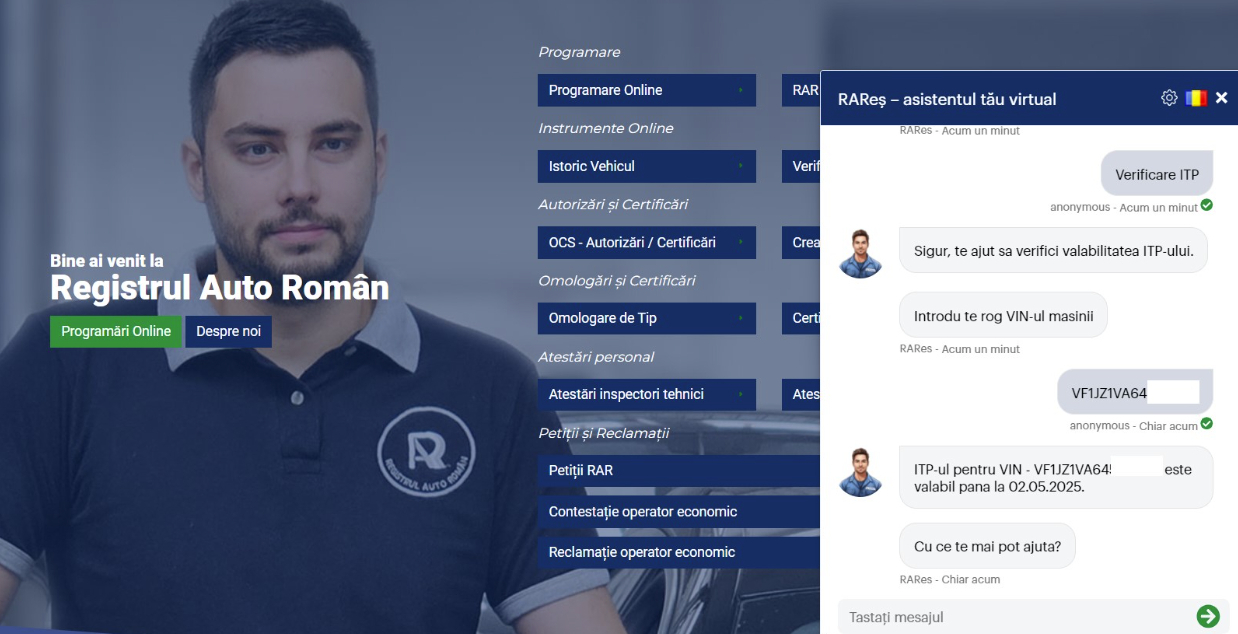 RAReș, angajatul virtual la RAR