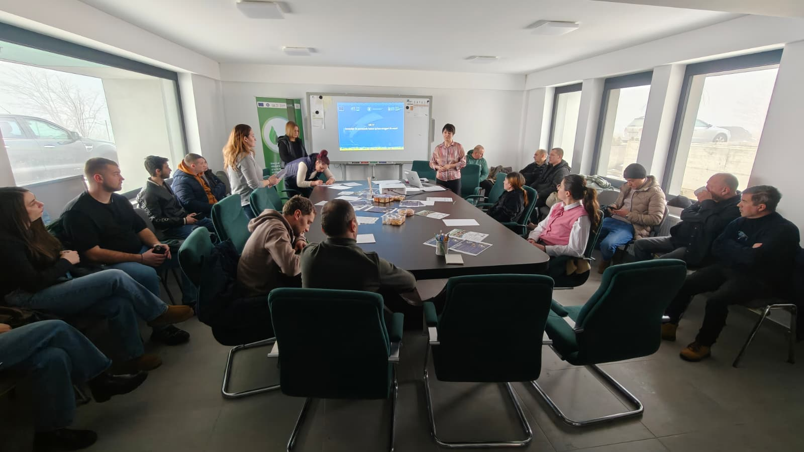 Fermierii învață să obțină bani pentru vii și perdele forestiere