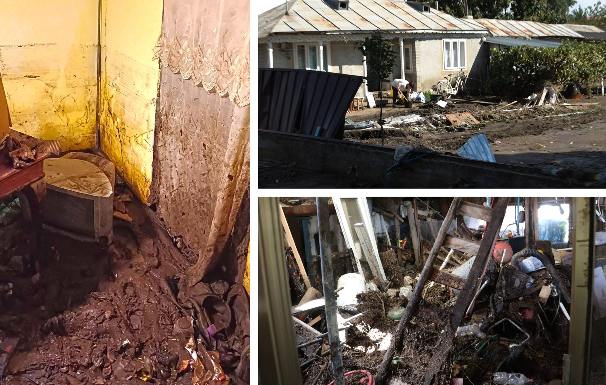 Lacrimi, spaimă și nămol