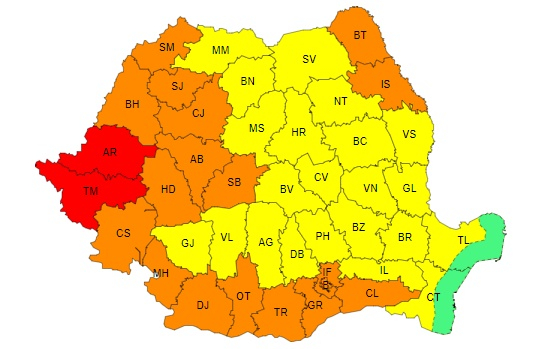 A opta zi consecutivă de caniculă