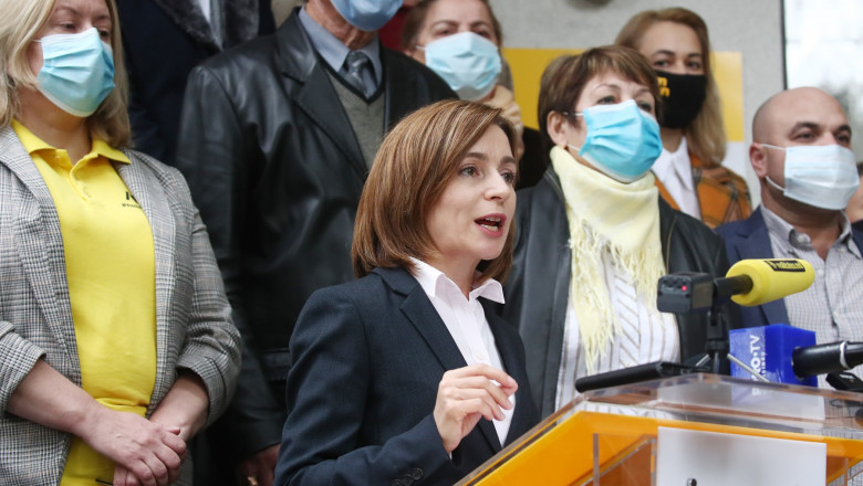 Maia Sandu câştigă alegerile prezidenţiale din Republica Moldova