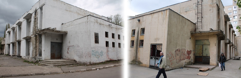 "Galaţiul merită un CINEMATOGRAF": "Dacia" şi "Flacăra" - degradare la indigo