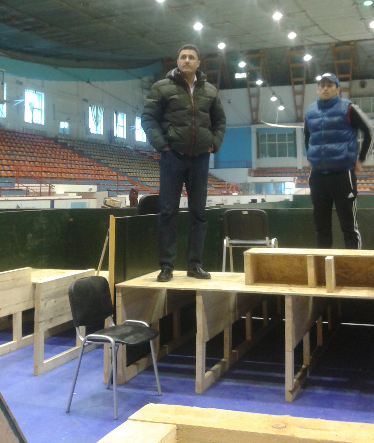 SIMONA HALEP, LA GALAŢI/ Preşedintele federaţiei, în inspecţie la Patinoar