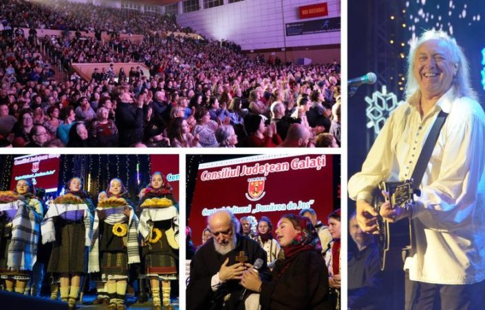 Mii de gălăţeni, la Festivalul de Datini şi Obiceiuri. Emoţie, credinţă şi colinde, la „Dunărea de Jos”