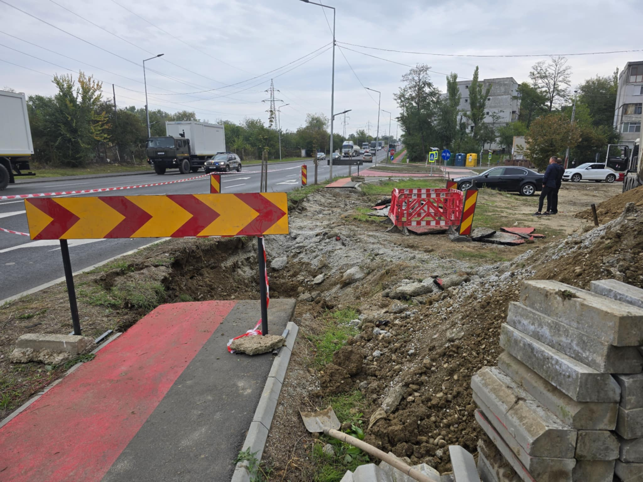Intervenții la accidentele de teren de pe Drumul de Centură (FOTO)