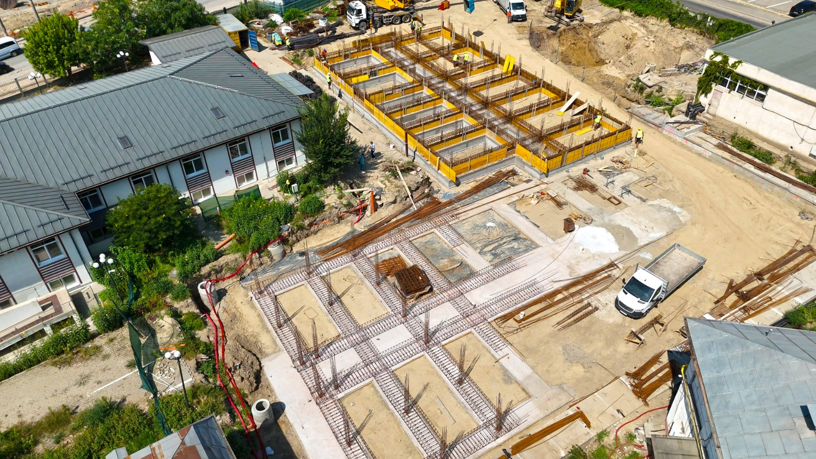 Investiție de 17,3 milioane de lei | Pregătiri pentru turnarea structurii de bază a noului pavilion de la Spitalul de Boli Infecțioase