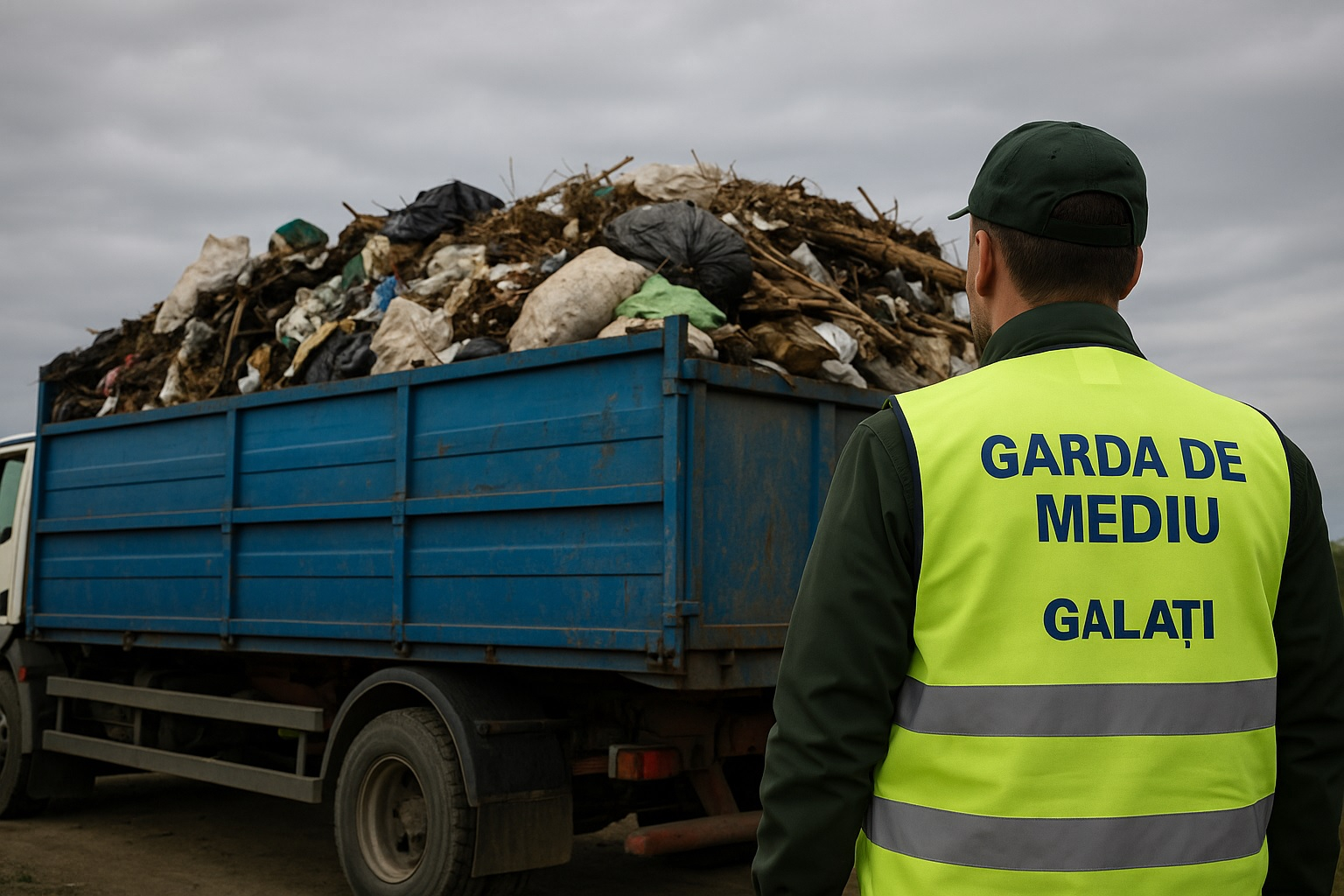 Amendă de 50.000 de lei pentru un transport de deșeuri