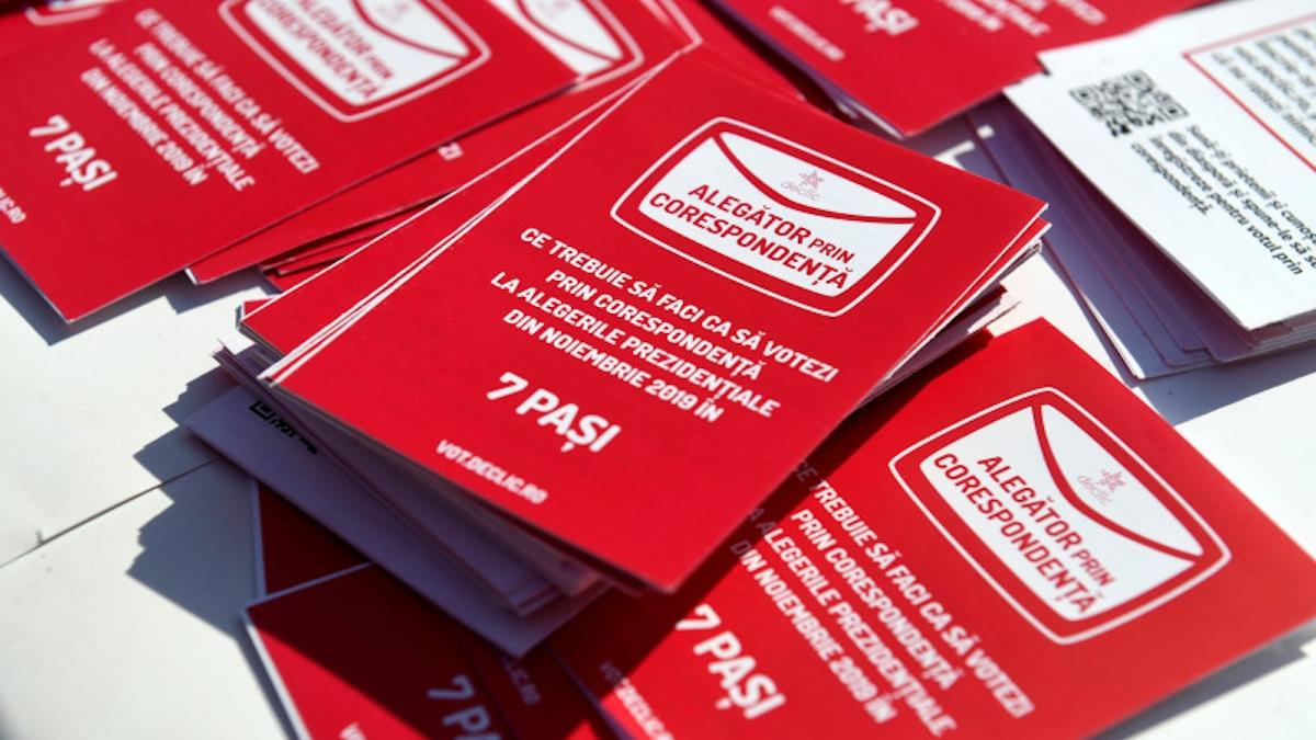 Primele voturi prin corespondență la prezidențiale