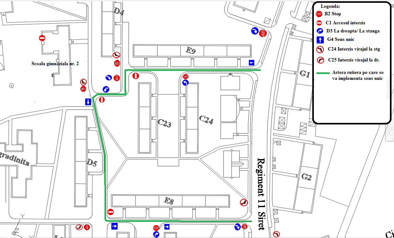 Atenţie, şoferi! Sens unic în Ţiglina I