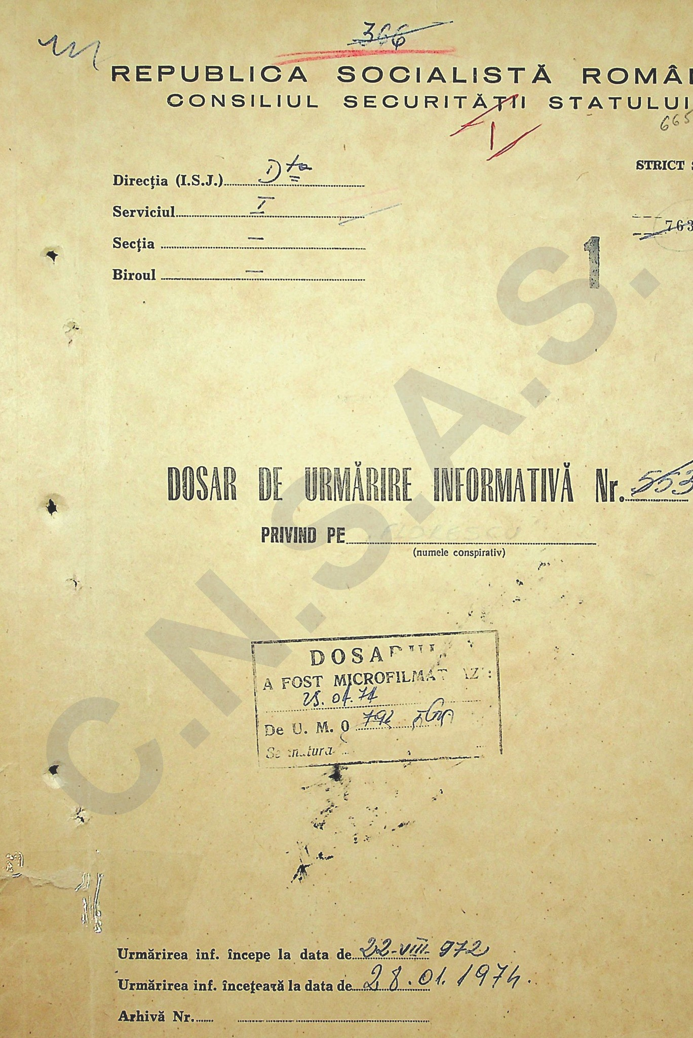 „Toată lumea era suspectă pentru Securitate”. 250.000 de dosare de urmărire