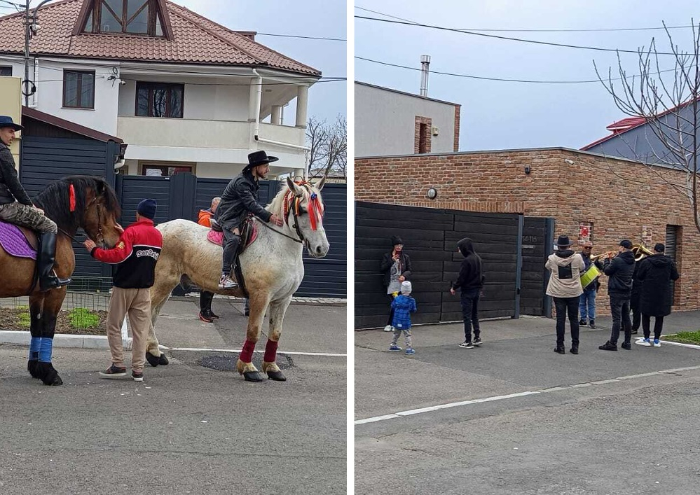 Poza zilei. Fanfara și mândria căruțașilor, încă vii pe străzile Galațiului