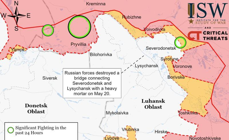 Bătălia pentru Severodonetsk, asalt rusesc din patru direcții