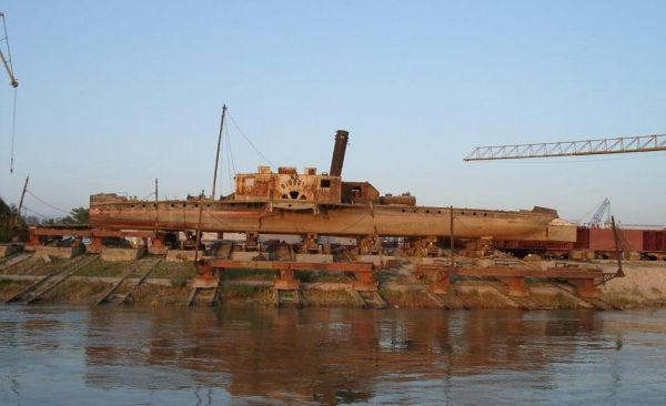 Nava Cetatea, istorie recuperată de la fier vechi