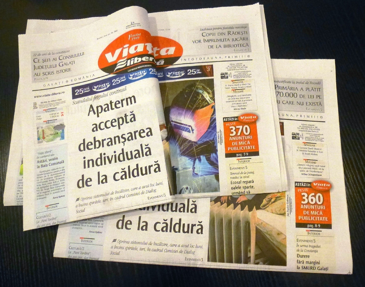 IMPORTANT: Cum apare „Viaţa liberă” de Crăciun şi Anul Nou