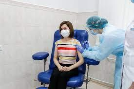 Maia Sandu s-a vaccinat cu AstraZeneca
