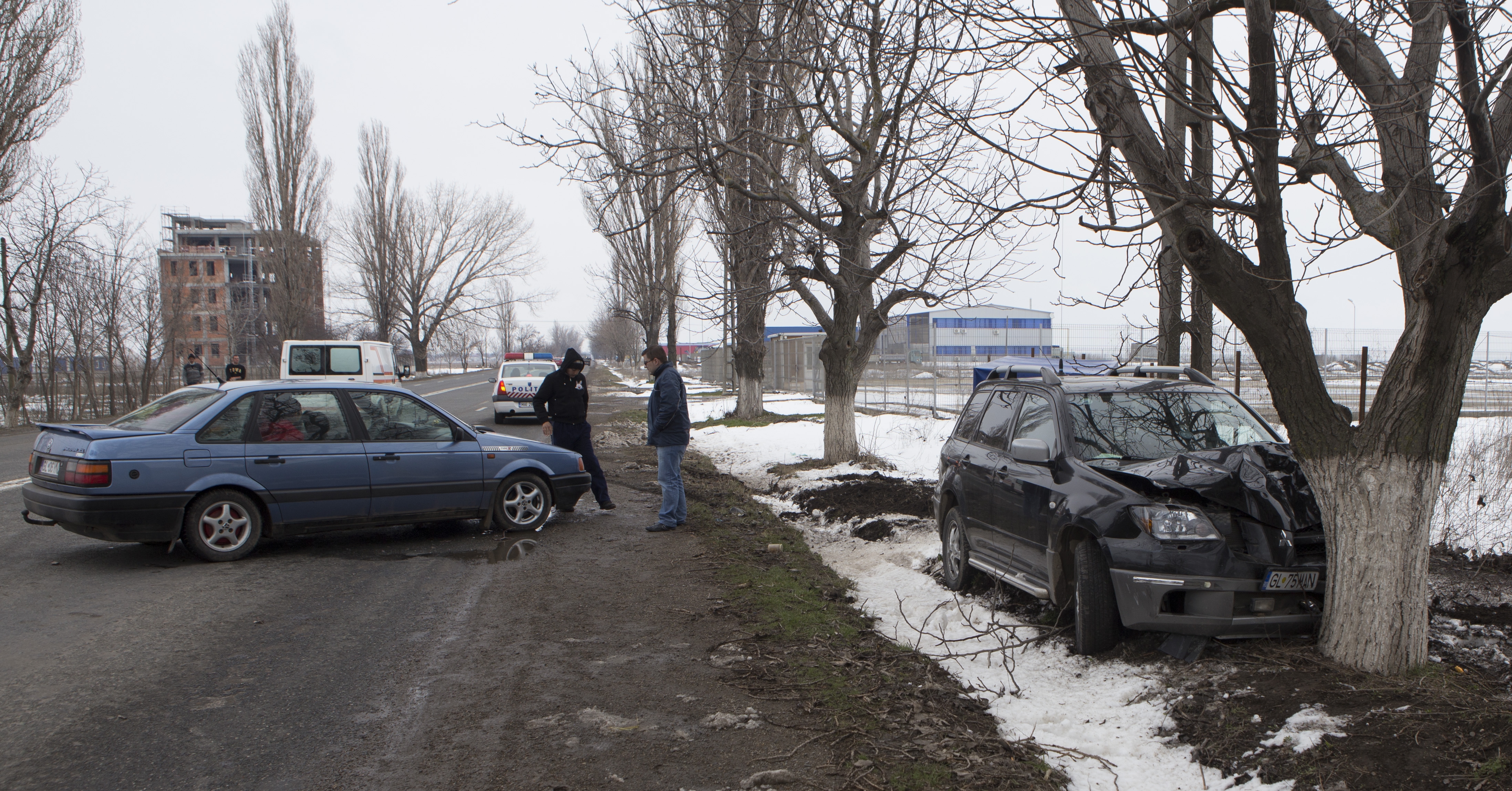 Accident spectaculos în apropierea bazei Aviasan