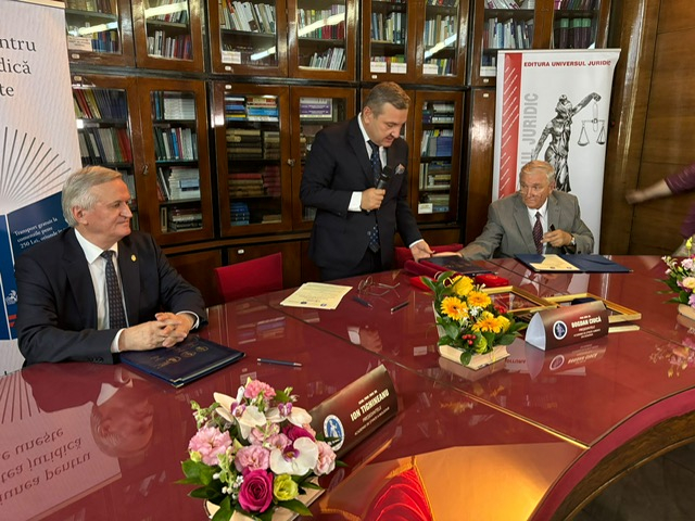 Eveniment de excepţie la care au participat doi gălăţeni: Bogdan Ciucă,  preşedinte al AŞJR şi George Schin, prorector al Universităţii “Dunărea de Jos” din Galaţi