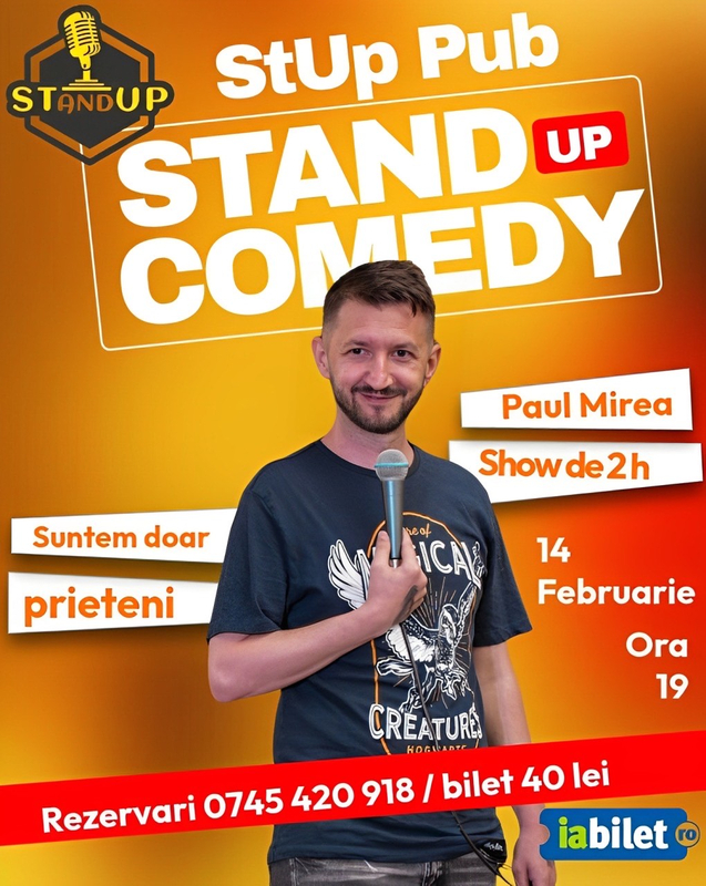 Stand up comedy, cu Paul Mirea