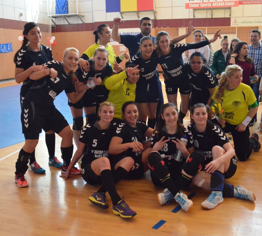 UPDATE VIDEO - VICTORIE pentru handbalistele de la CSU Danubius și PROMOVARE în Liga Națională