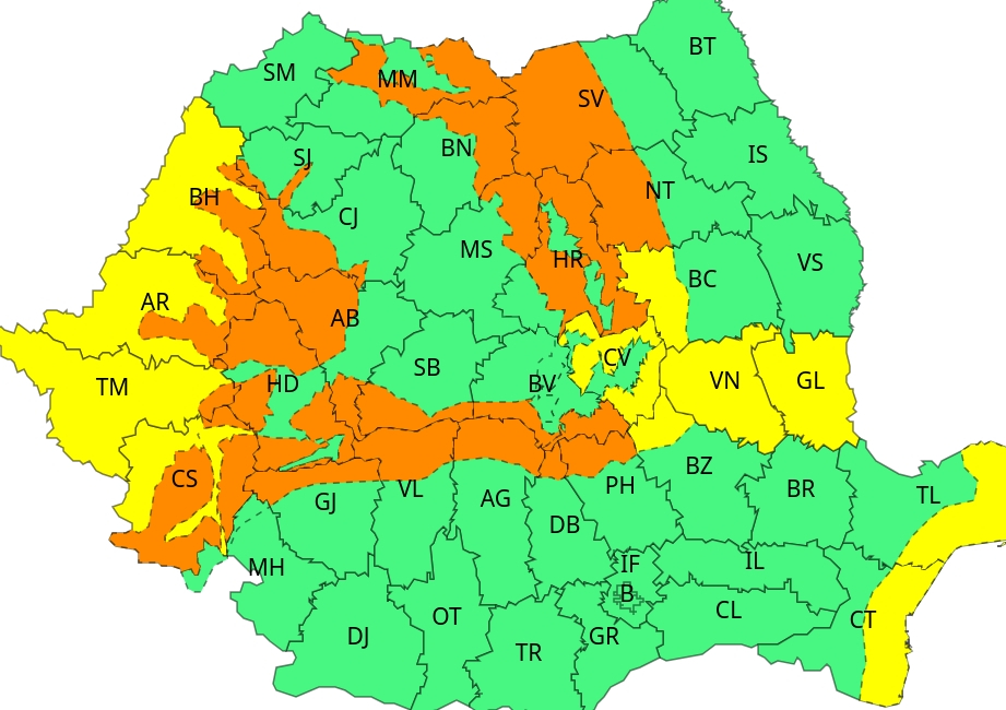 Cum va fi vremea la sfârşit de săptămână