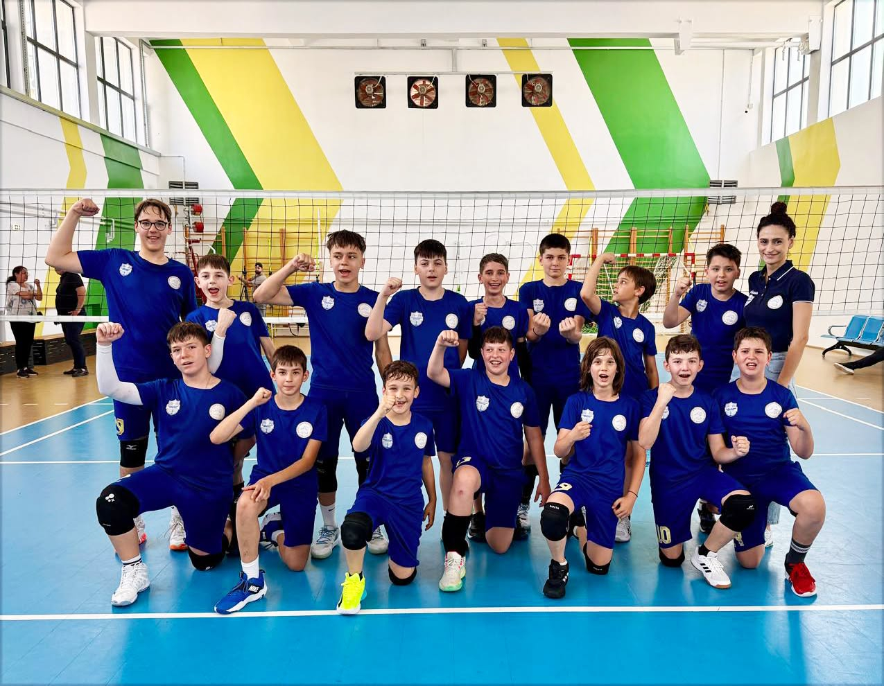 Juniorii mici ai CSM Arcada, locul al cincilea la Naționalele de volei