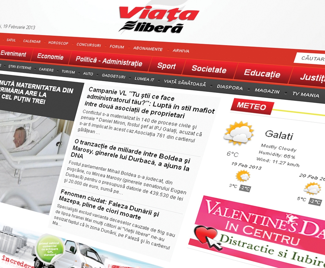 Viaţa liberă - record de audienţă pe on-line în luna ianuarie 2013