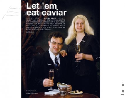 Un gălăţean, regele caviarului în Canada