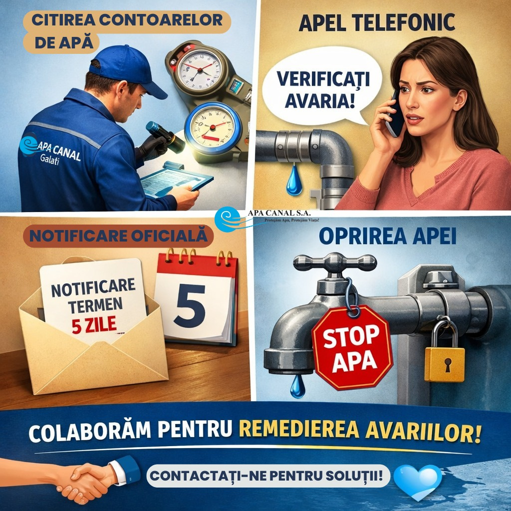 Ce măsuri ia Apă Canal în cazul consumurilor peste medie