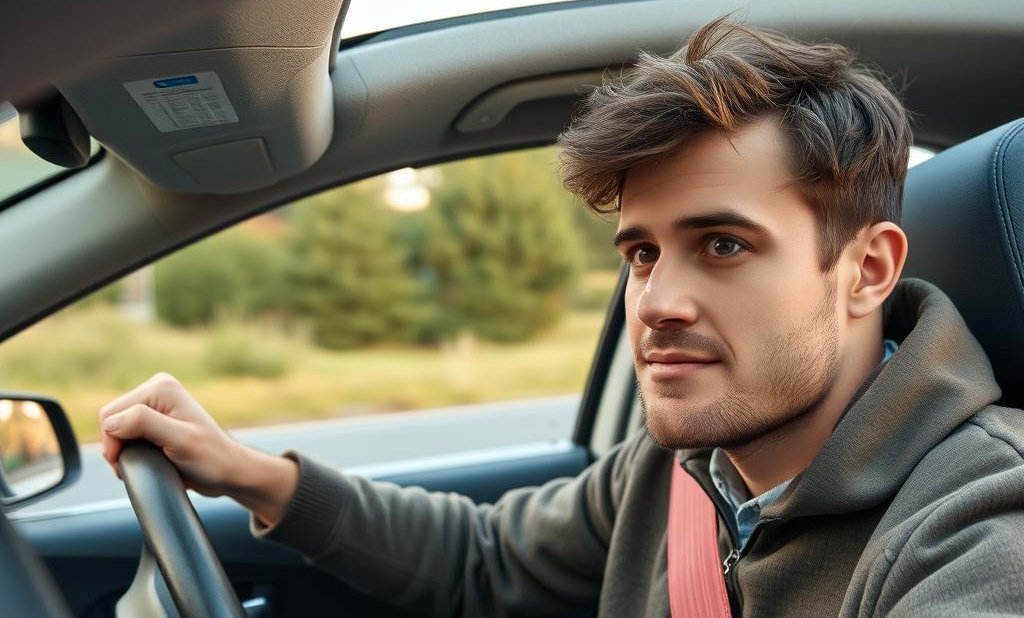 Lecții de șoferie cu mașina fratelui mai mare