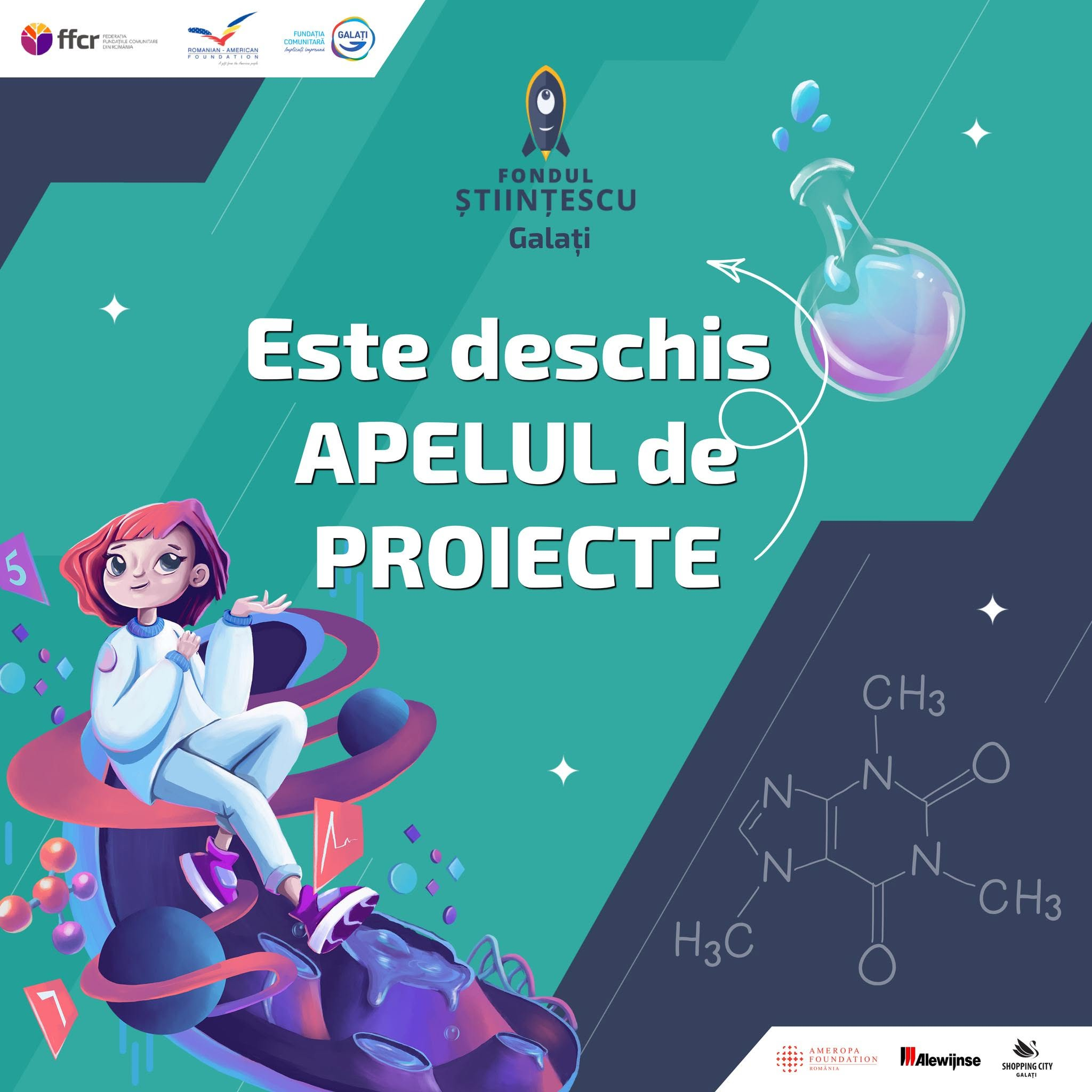 PROGRAM. Științescu Galați caută idei pentru proiecte care îi apropie pe copii de știință