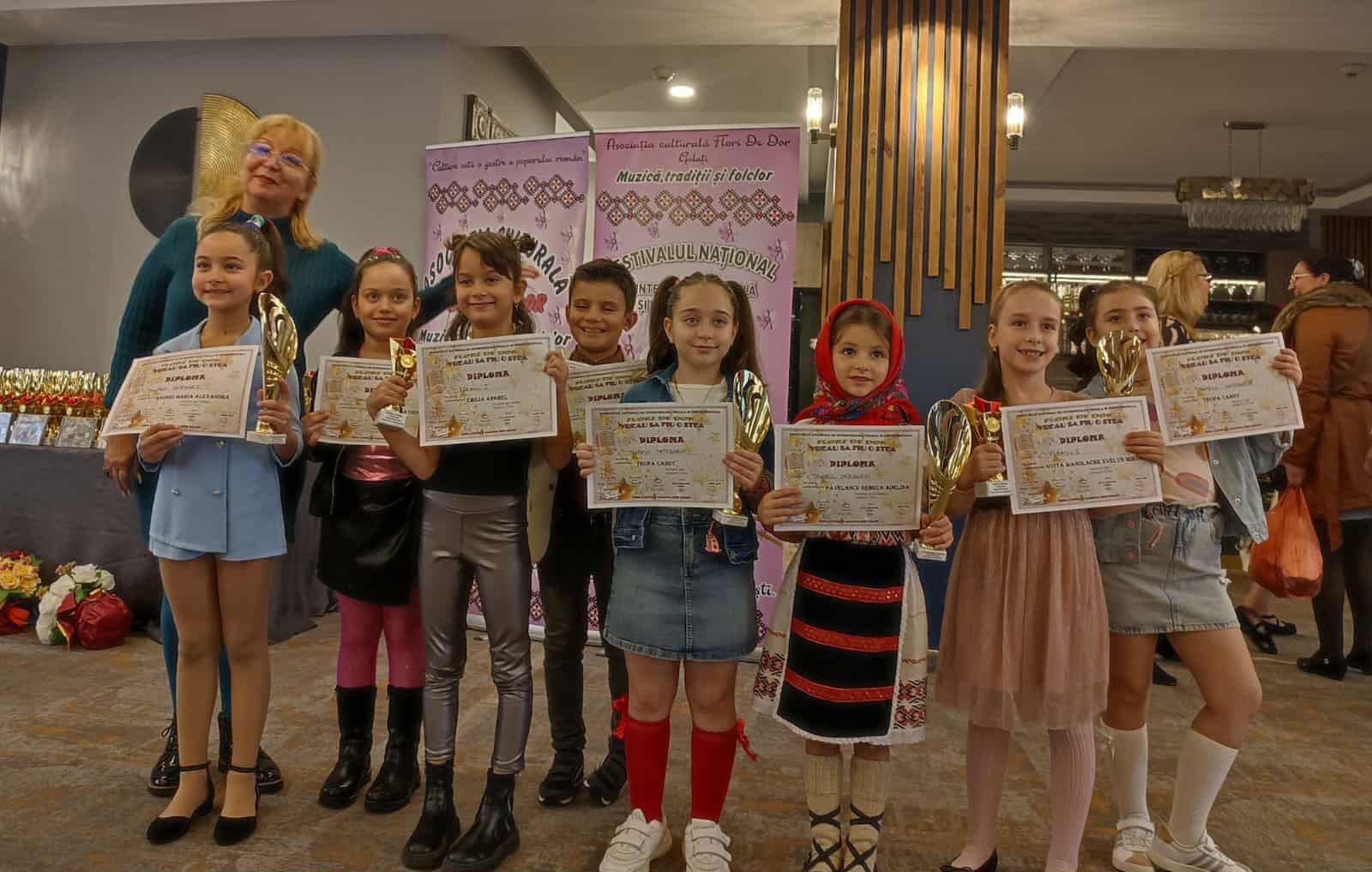 Premii importante pentru elevii Emiliei Savu la festivaluri naționale