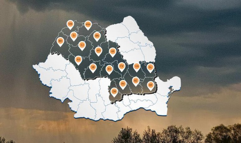 Peste 8.000 de case fără curent, în patru județe