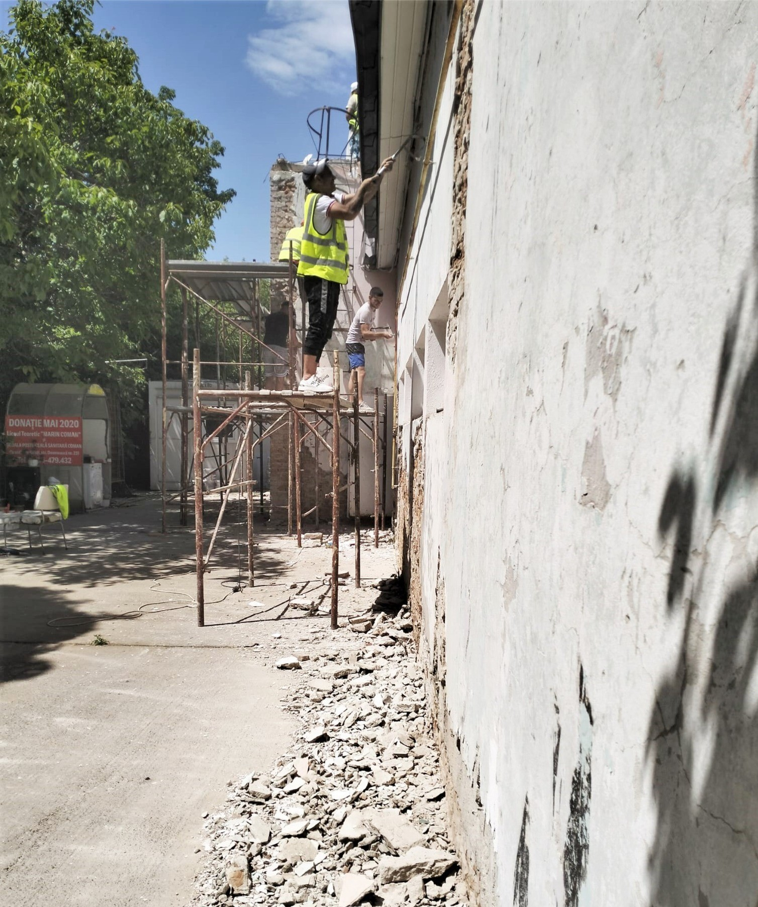 A început modernizarea sediului Ambulanței Tecuci