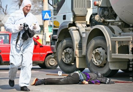Zdrobită de betonieră (IMAGINI ŞOCANTE)