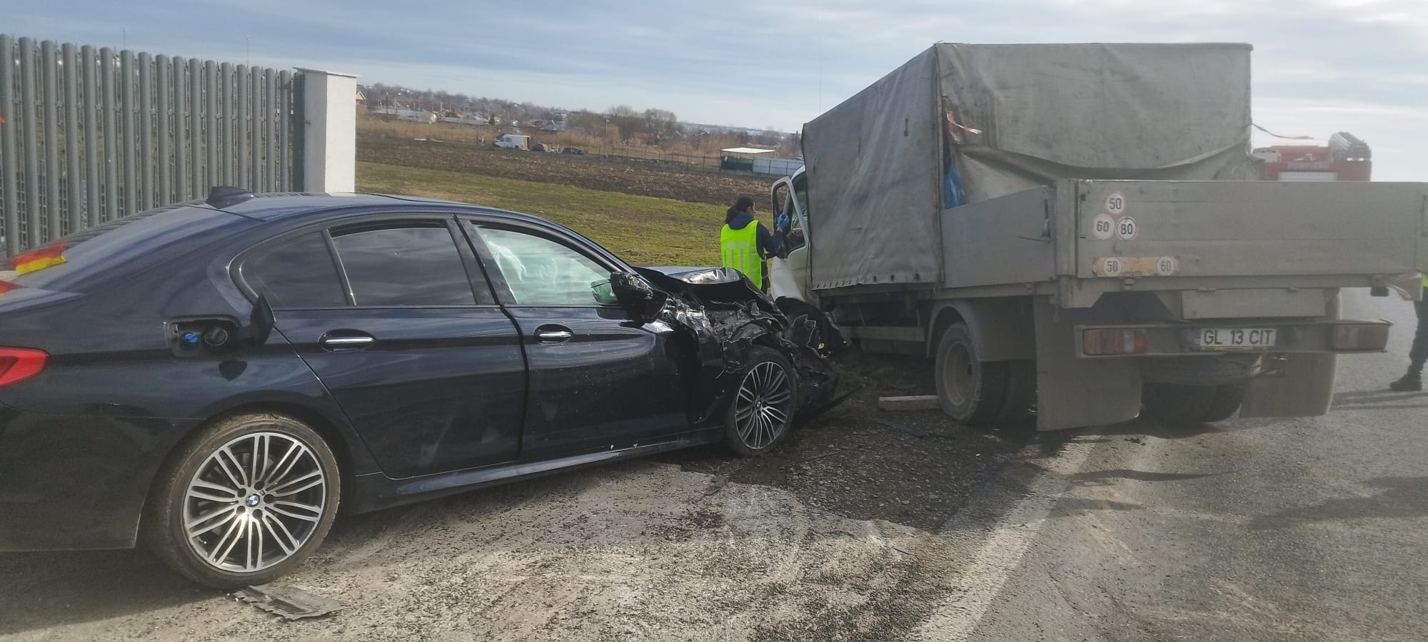 Accident grav la Braniștea. Viraj brusc, soldat cu trei victime