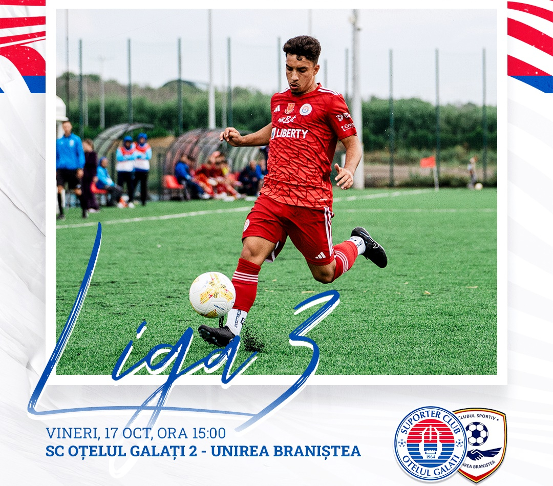 Un nou derbi gălățean de fotbal, în Liga a III-a