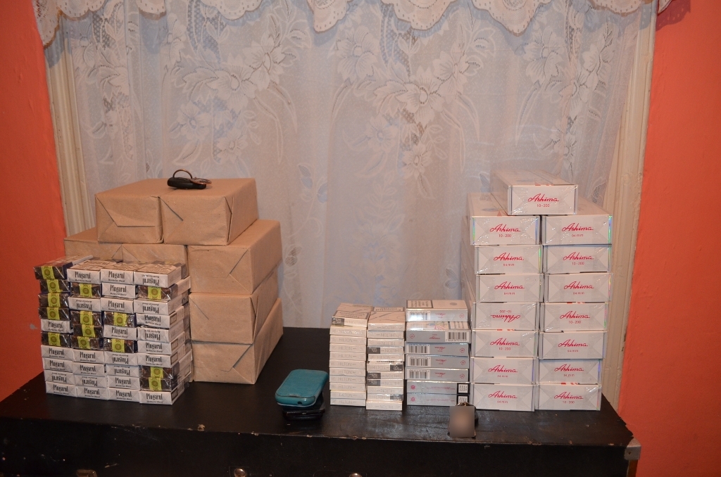 Contrabandistă prinsă în piaţă