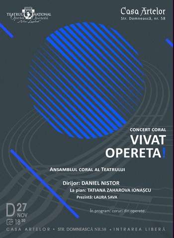 „Vivat opereta!”, la Casa Artelor