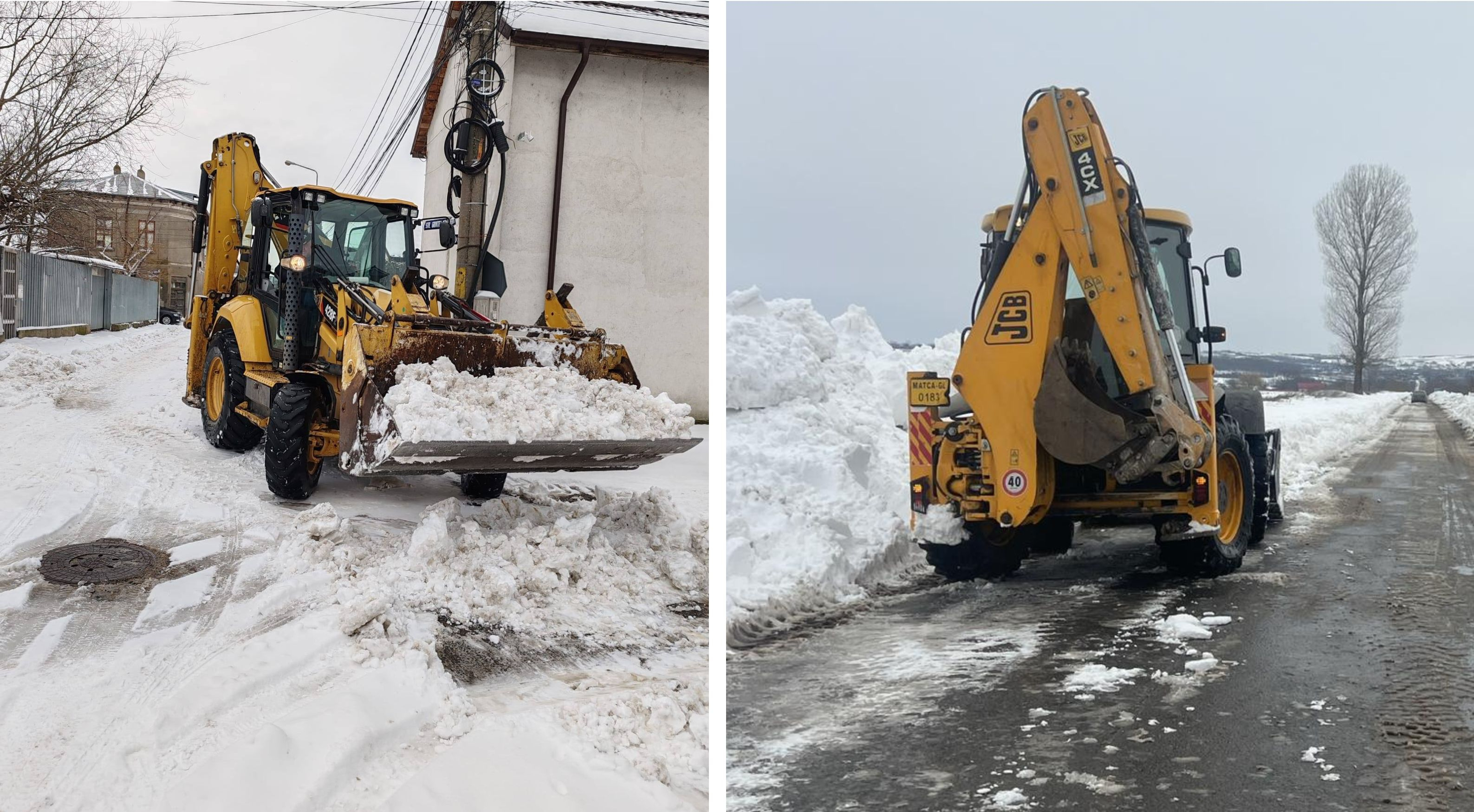 Am scăpat cu bine din Codul galben de viscol şi ninsoare